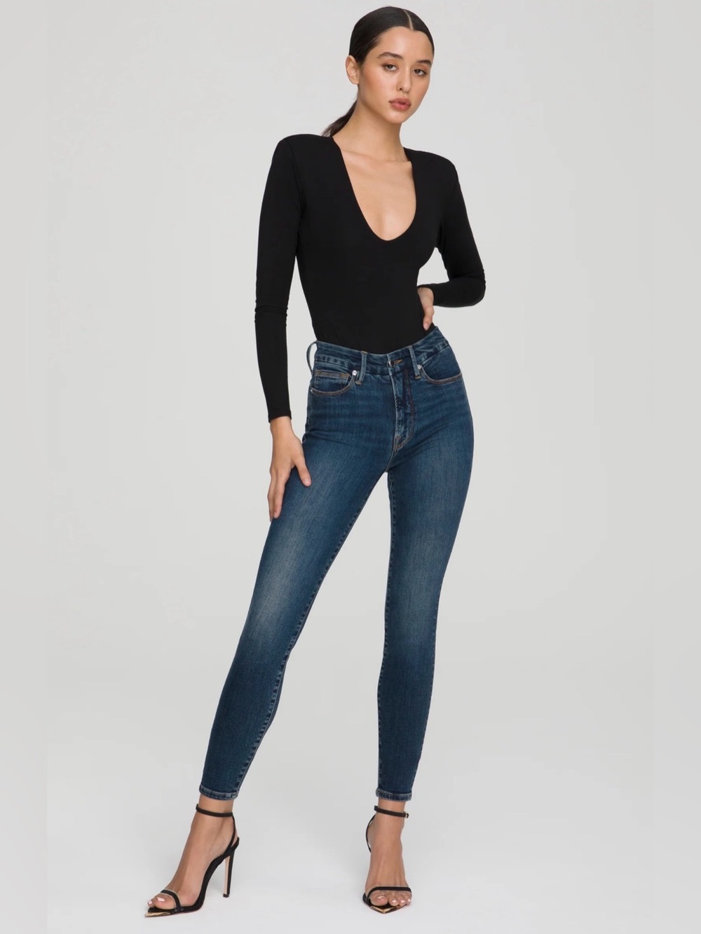 GOOD AMERICAN BRAND NEW Good Legs Skinny Jeans